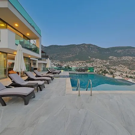 Luxury Sea View For 10 Guests In Kalkan كاس