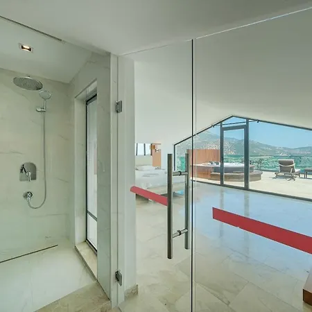 Luxury Sea View For 10 Guests In Kalkan فيلة