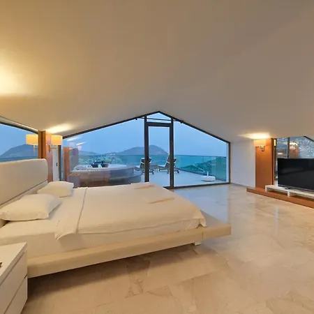 فيلة Luxury Sea View For 10 Guests In Kalkan