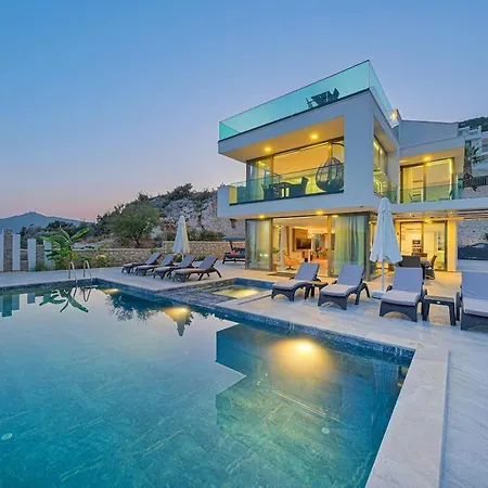Luxury Sea View For 10 Guests In Kalkan קס