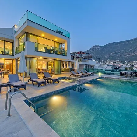 וילה Luxury Sea View For 10 Guests In Kalkan קס