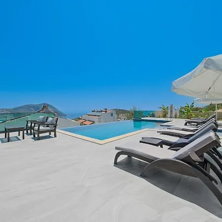 Luxury Sea View For 10 Guests In Kalkan קס