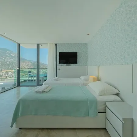 Luxury Sea View For 10 Guests In Kalkan קס
